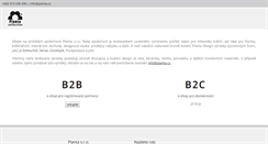 Desktop Screenshot of planta.cz
