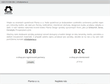 Tablet Screenshot of planta.cz